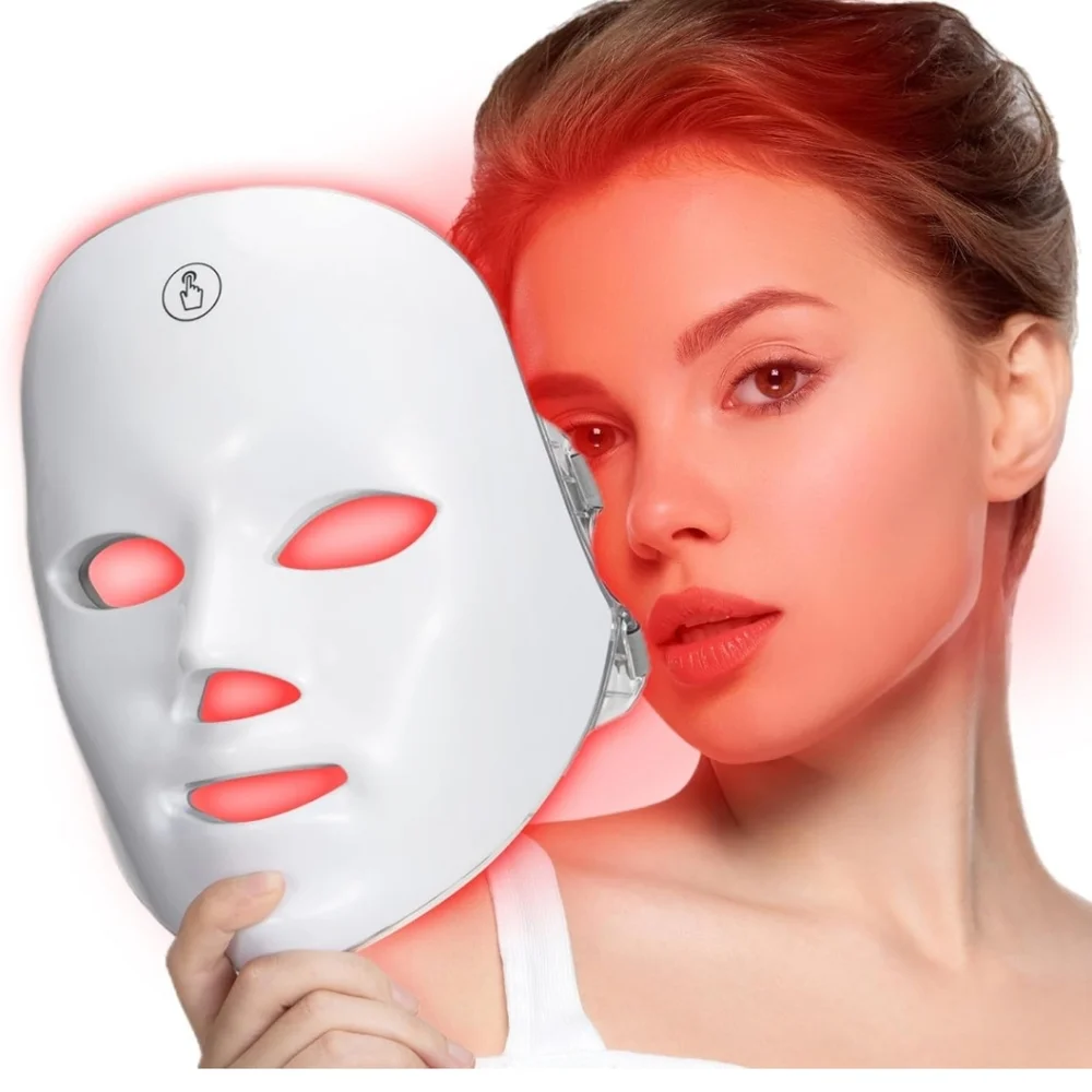 🌸LED 7 Light Mask NIB - Picture 1 of 7
